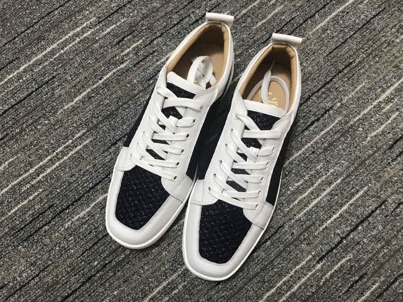Christian Louboutin Sneakers Low Top White Black Men Women 3