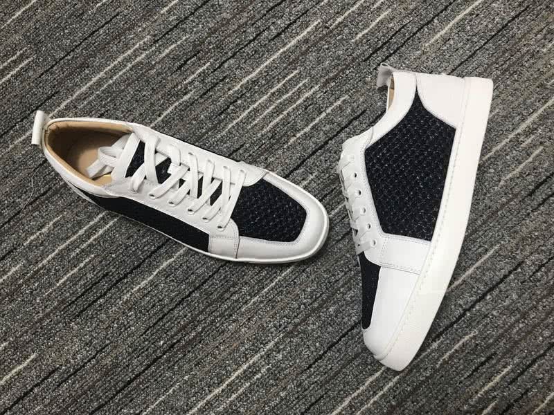 Christian Louboutin Sneakers Low Top White Black Men Women 5
