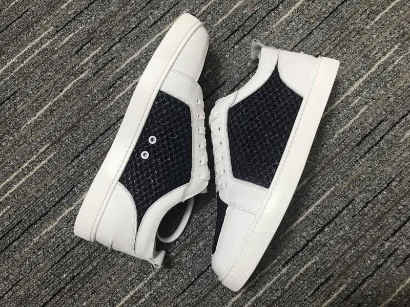 Christian Louboutin Sneakers Low Top White Black Men Women 7
