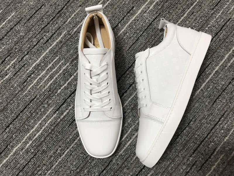 Christian Louboutin Sneakers Low Top All White Men Women 1