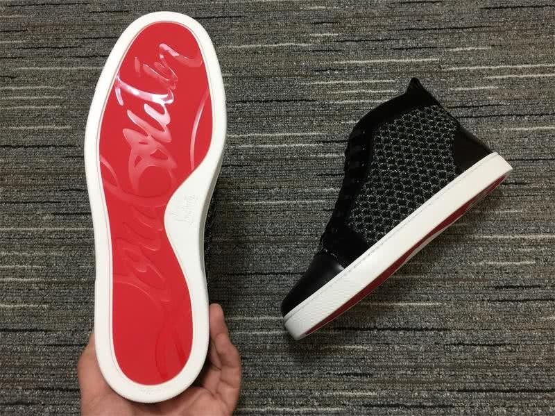 Christian Louboutin Sneakers High Top Black Men Women 6