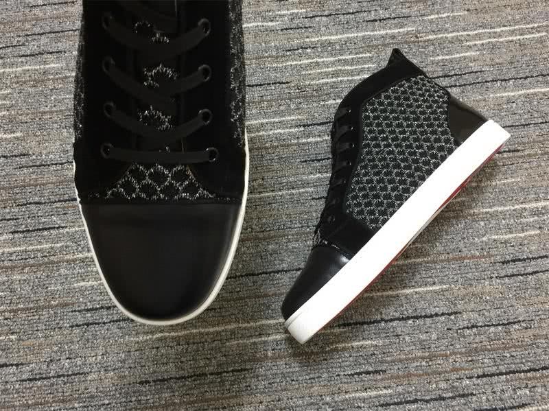 Christian Louboutin Sneakers High Top Black Men Women 9