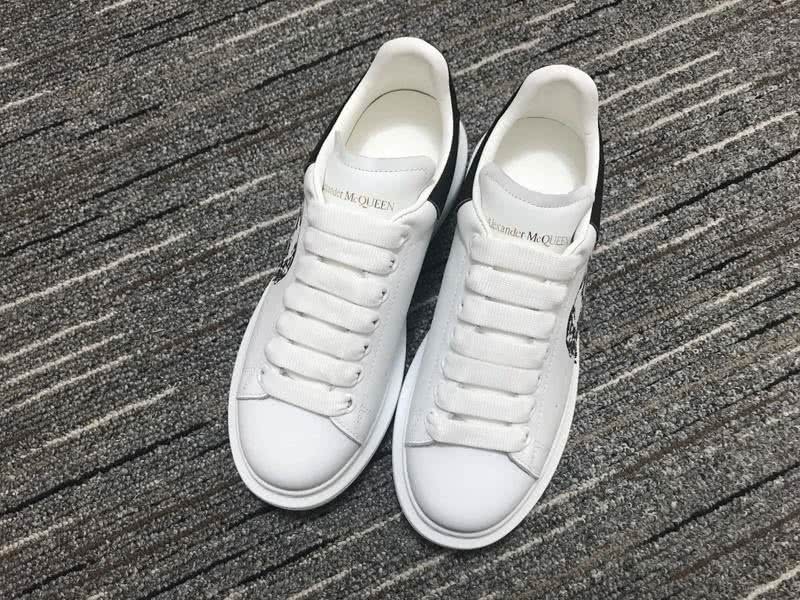 Alexander McQueen Sneakers Skull White Black Men Women 4