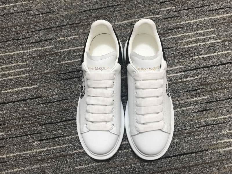 Alexander McQueen Sneakers Skull White Black Men Women 5