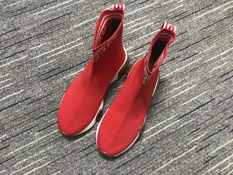 Versace Sock Shoes High Quality Red White Brown Men Women 7