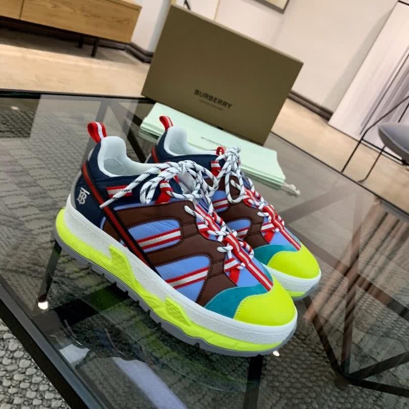 Burberry Sneakers Top Quality Yellow Blue Red Men 2