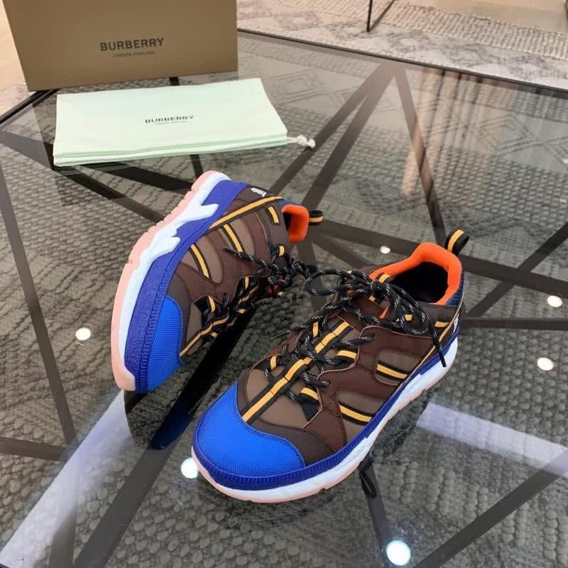 Burberry Fashion Comfortable Sneakers Coffee Blue Men Women 7