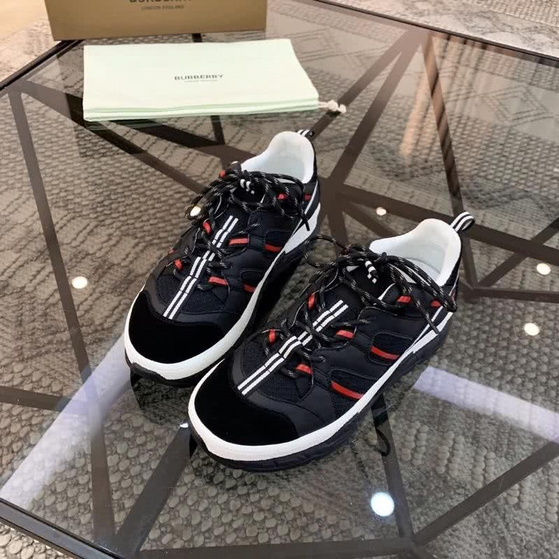 Burberry Sneakers Top Quality Black White Men 3