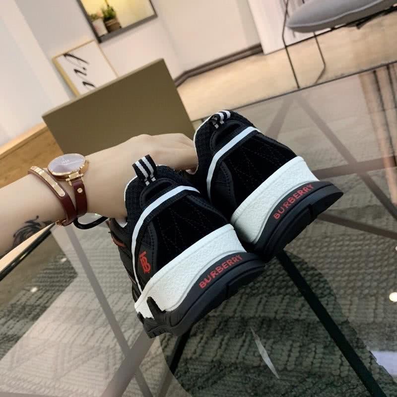Burberry Sneakers Top Quality Black White Men 8