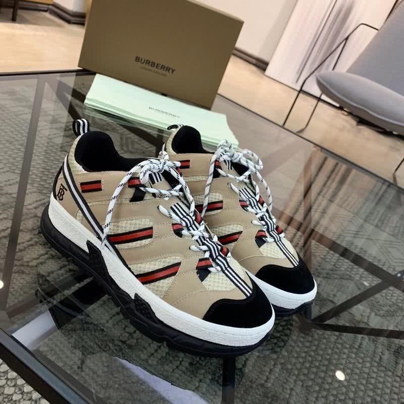 Burberry Sneakers Top Quality Teal Black White Men 2
