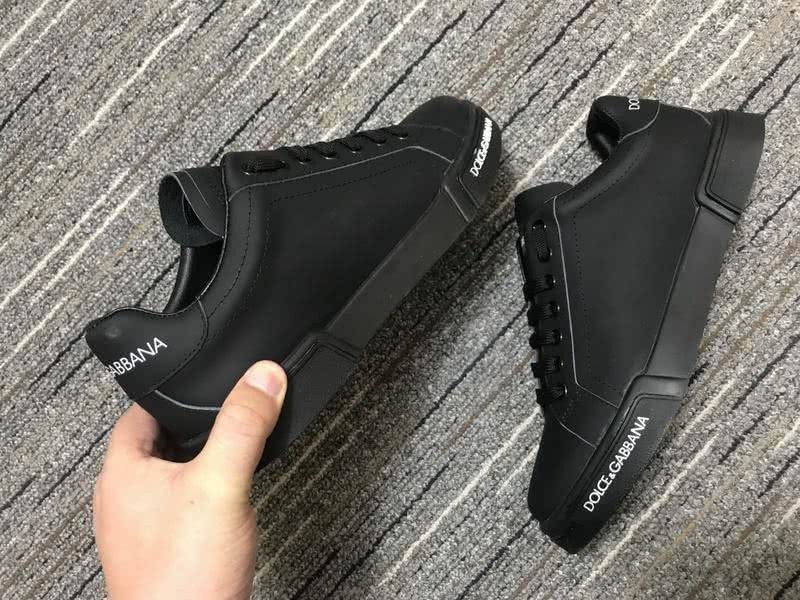 Dolce&Gabbana Portofino Sneakers Black Men Women 2