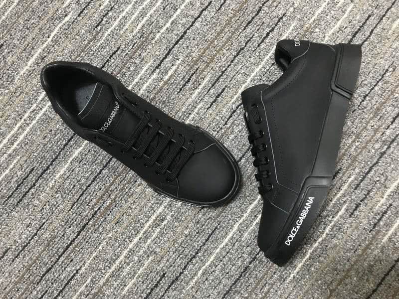 Dolce&Gabbana Portofino Sneakers Black Men Women 7