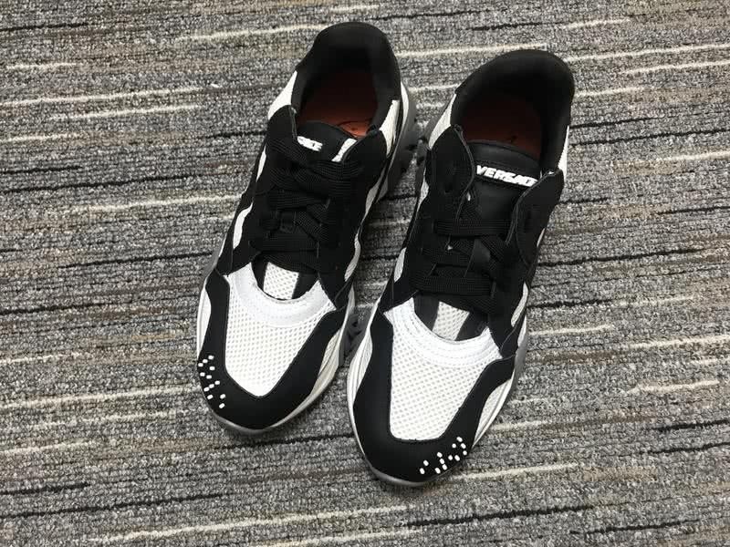 Versace Sneakers High Quality Black Grey White Men Women 5