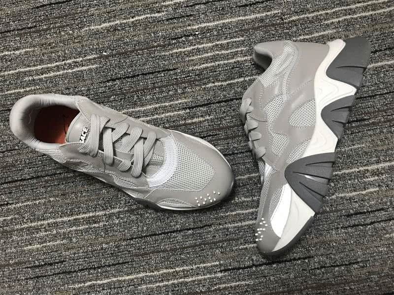 Versace Sneakers High Quality Grey White Brown Men Women 7