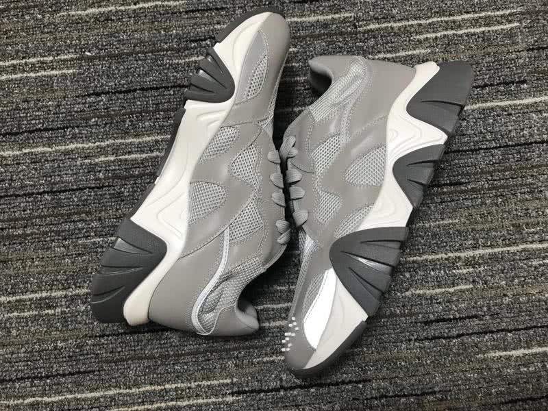 Versace Sneakers High Quality Grey White Brown Men Women 9