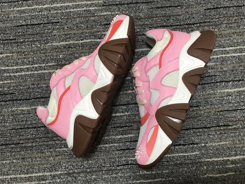 Versace Sneakers High Quality Pink White Coffee Men Women 8