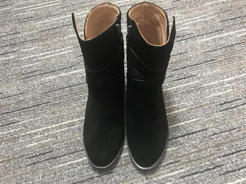 Christian Louboutin Boots Heels Suede Black Women 6