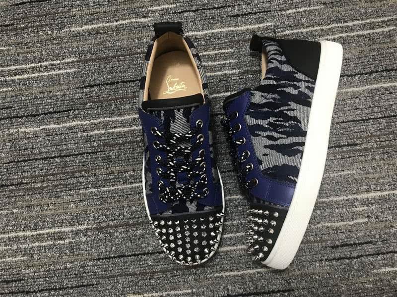 Christian Louboutin Sneakers Low Top Rivets Black Men Women 1