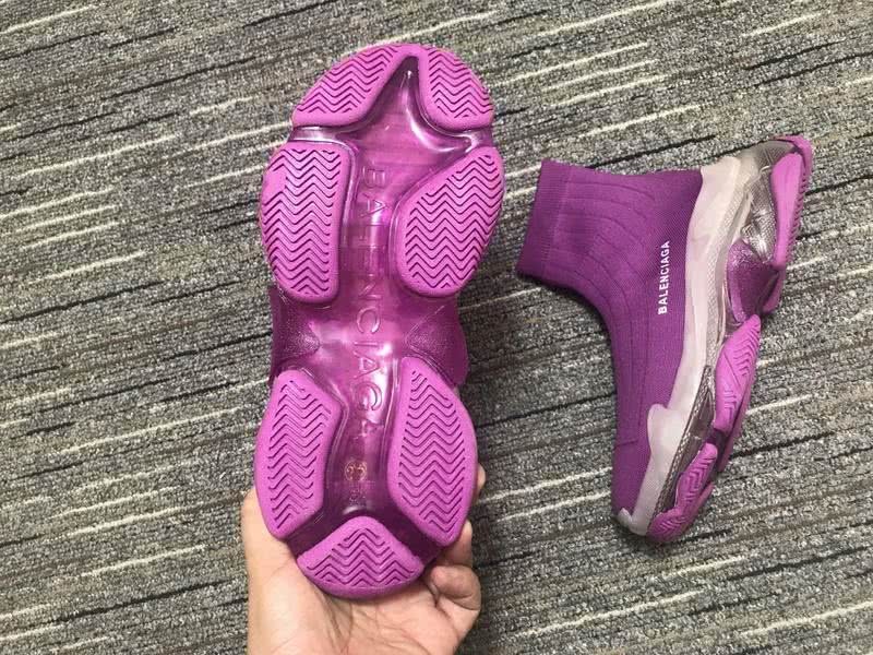 Balenciaga Speed Trainers Purple Men Women 2