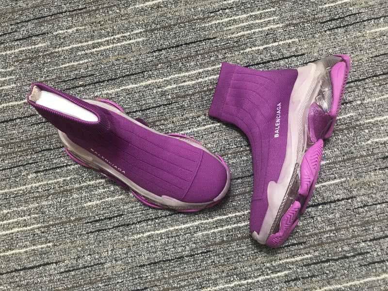 Balenciaga Speed Trainers Purple Men Women 6