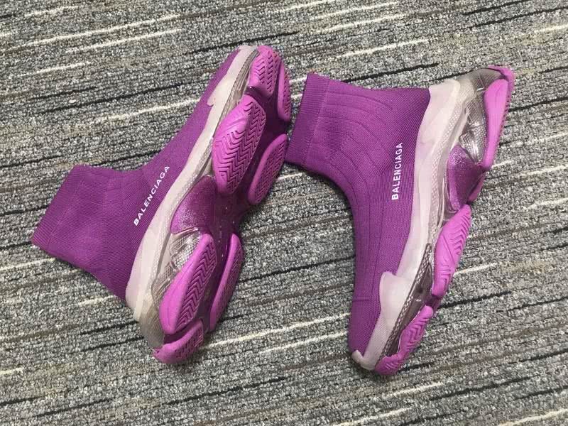 Balenciaga Speed Trainers Purple Men Women 7