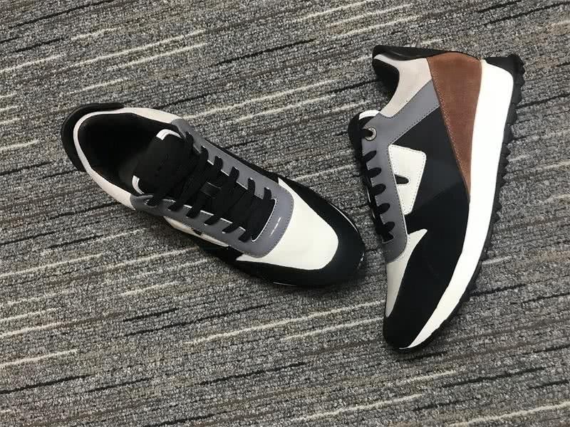 Fendi Sneakers Black White Grey And Coffee Men Women 8
