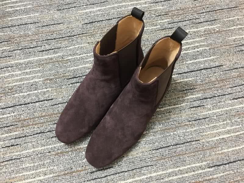 Christian Louboutin Boots Suede Coffee Men 8