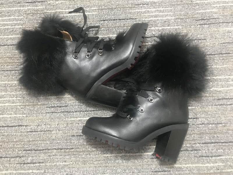 Christian Louboutin Boots High Heels Black Women 3