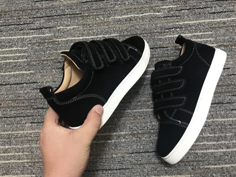Christian Louboutin Sneakers Low Top Black Red White Men Women 2