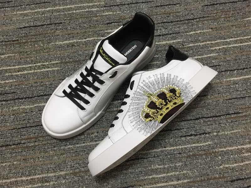 Dolce&Gabbana Portofino Sneakers White Grey Men Women 3