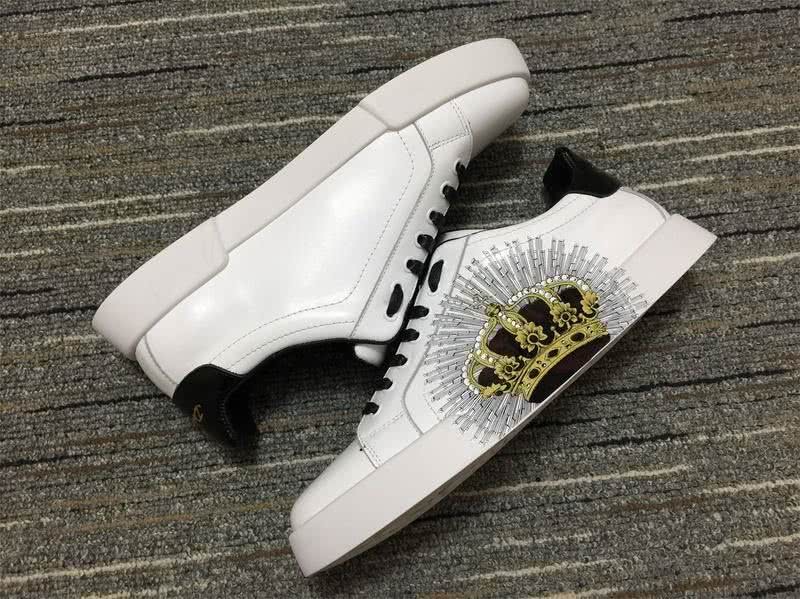Dolce&Gabbana Portofino Sneakers White Grey Men Women 4