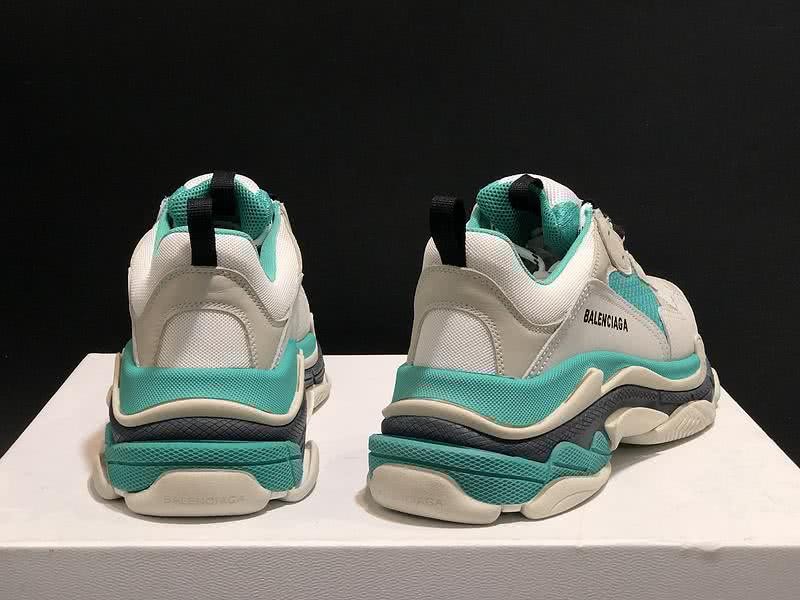 Balenciaga Triple S Sports Shoes Grey Green Men Women 9