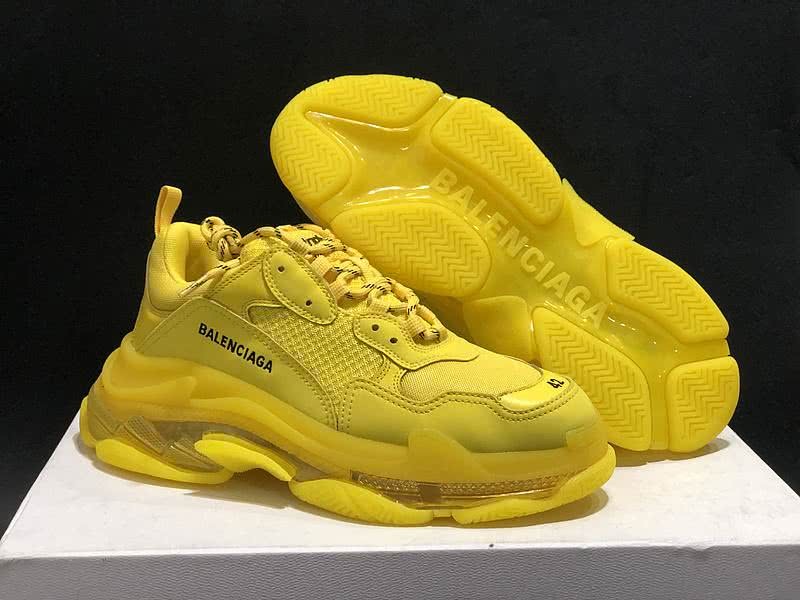 Balenciaga Triple S Sports Shoes Air Yellow Men Women 6