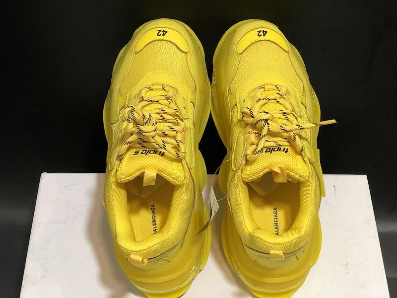 Balenciaga Triple S Sports Shoes Air Yellow Men Women 10