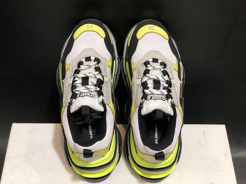 Balenciaga Triple S Sports Shoes Yellow White Black Men Women 11