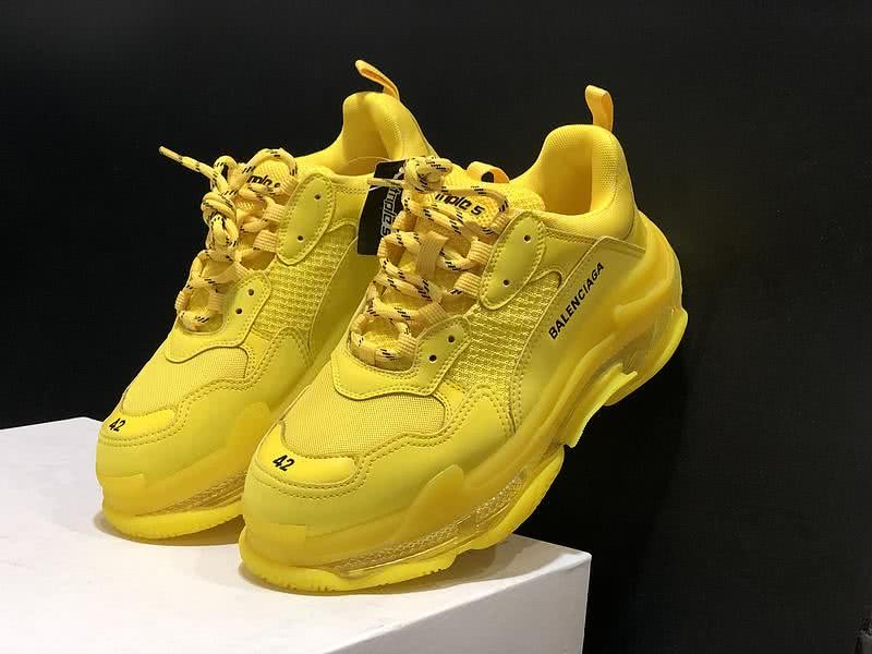 Balenciaga Triple S Sports Shoes Air Yellow Men Women 11