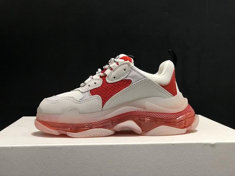 Balenciaga Triple S Sports Shoes Air White Red Men Women 5