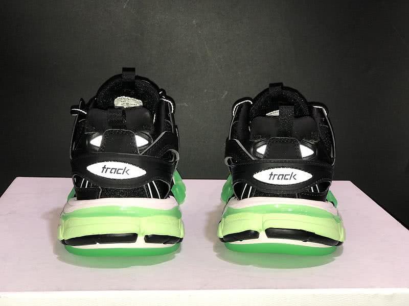 Balenciaga Triple S Sports Shoes Black Green Men Women 12