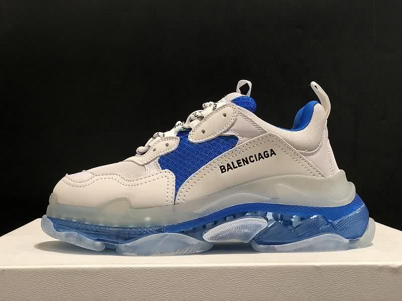 Balenciaga Triple S Sports Shoes Air Grey Blue Men Women 8