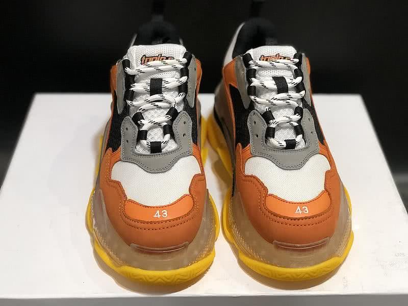 Balenciaga Triple S Sports Shoes Air Orange Men Women 2