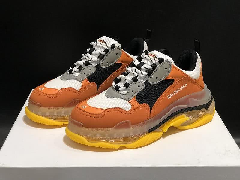 Balenciaga Triple S Sports Shoes Air Orange Men Women 1