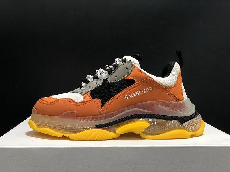 Balenciaga Triple S Sports Shoes Air Orange Men Women 8
