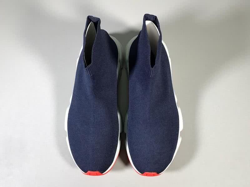 Balenciaga Speed Sock Boots Black White Red Men Women 2