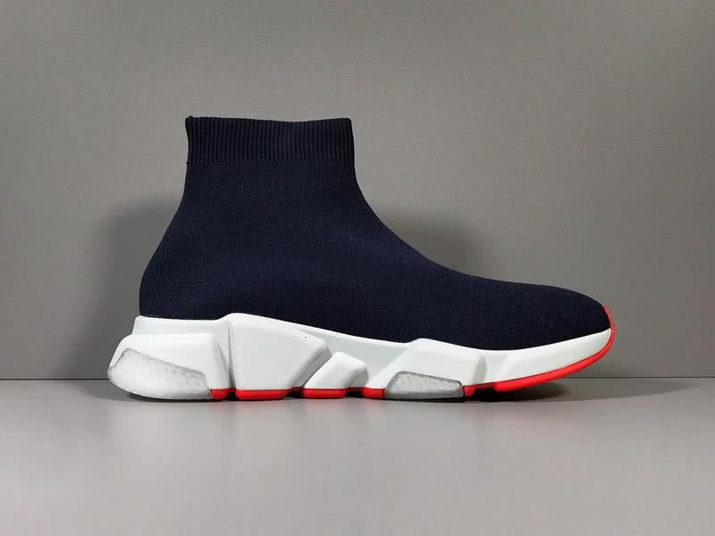 Balenciaga Speed Sock Boots Black White Red Men Women 3
