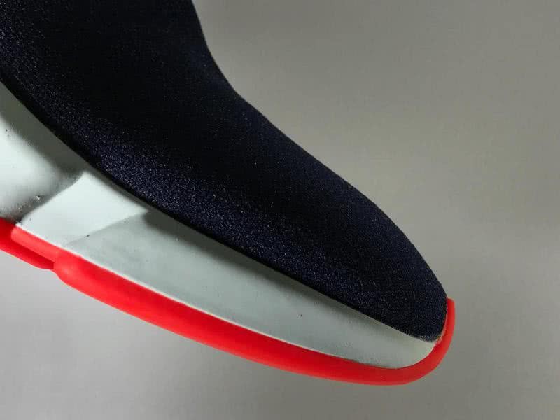 Balenciaga Speed Sock Boots Black White Red Men Women 8