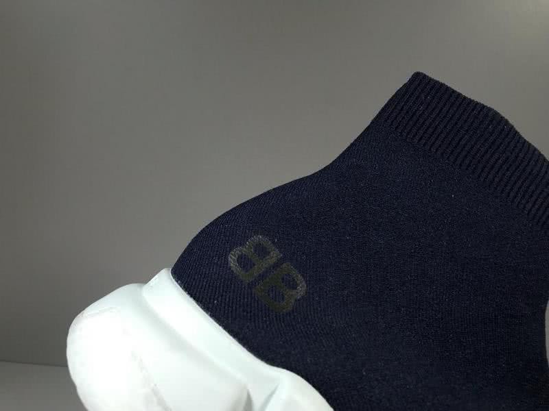 Balenciaga Speed Sock Boots Black White Red Men Women 9