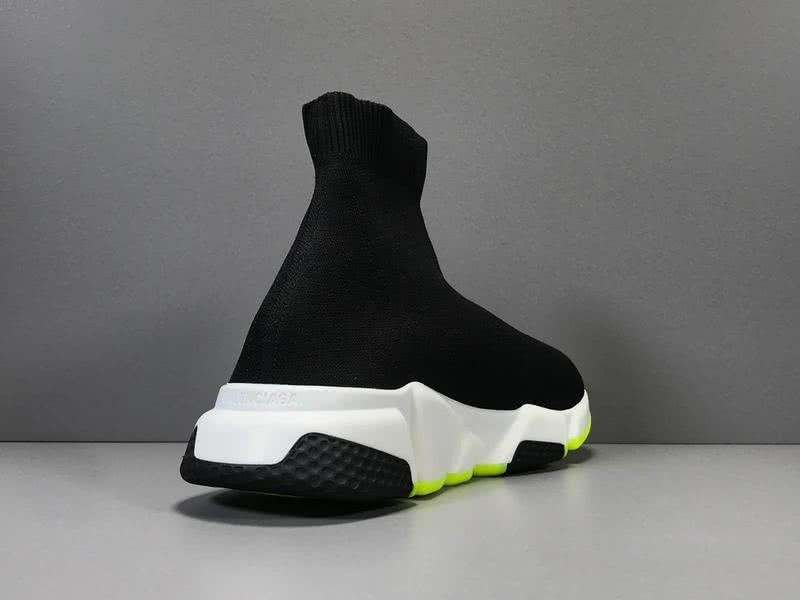 Balenciaga Speed Sock Boots Black White Green Men Women 2