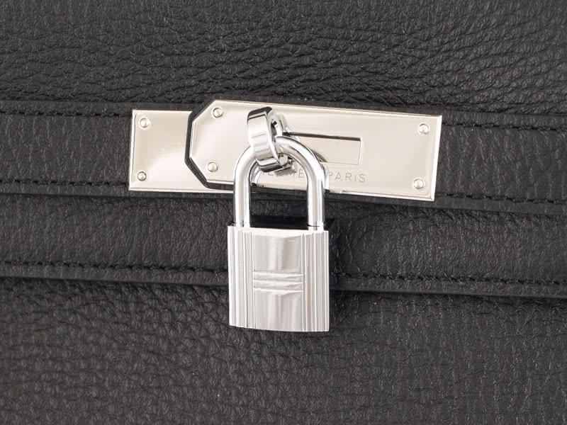Hermes Kelly 32cm Togo Leather Clemence Black 6