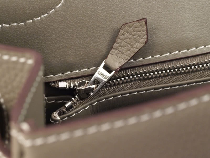 Hermes Birkin 35cm Togo Clemence Gris Clair 10