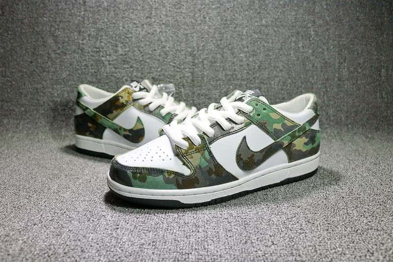 Nike Dunk SB Women Men White Green Shoes  2